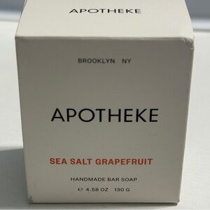 Apotheke “Sea Salt Grapefruit” Handmade Bar Soap 4.58oz — Fresh Citrus Spa 🆕